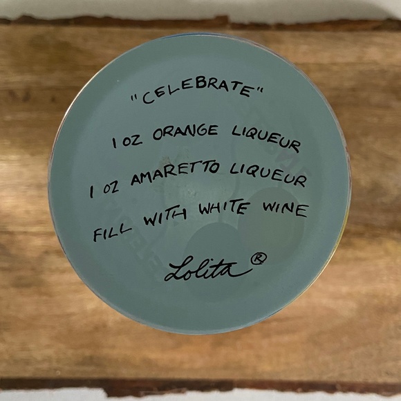 Lolita Acrylic 'Celebrate' Wine Glass NEW - Picture 2 of 3